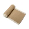 Chemin de table Boho jute et franges