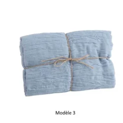 Chemin de table Cheesecloth - 90 cm x 3 m - Couleur au choix