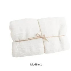 Chemin de table Cheesecloth - 90 cm x 3 m - Couleur au choix