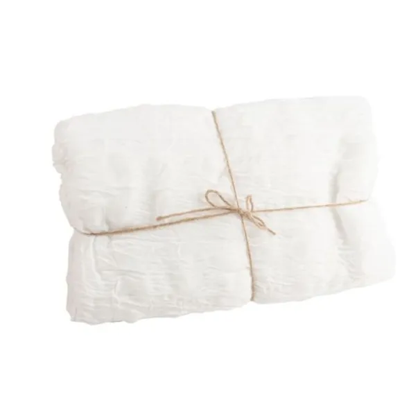Chemin de table Cheesecloth - 90 cm x 3 m - Couleur au choix