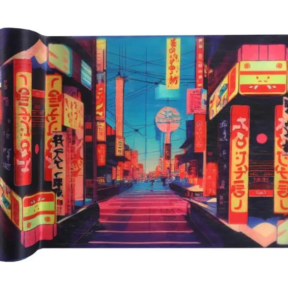 Chemin de table - 30 cm x 5 m - Collection Manga