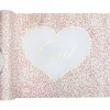 Chemin de table - 28 cm x 3 m - Collection Girl & Boy - Couleur au choix