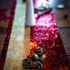 Chemin de Table - Coquettes Paillettes - Rouge