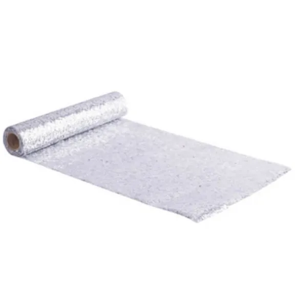 Chemin de Table - Coquettes Paillettes - Argent