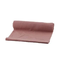 Chemin de Table Coton Gaufre - 3 m - Couleur au Choix