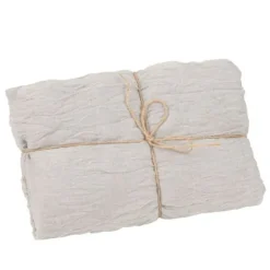 Chemin de table Diamant Rainbow 3 en 1 prédécoupé en airlaid FSC® - 40 cm x 4,8 m - Couleur Blanc