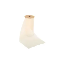 Chemin de table effiloché en mousseline de soie - Couleur au choix