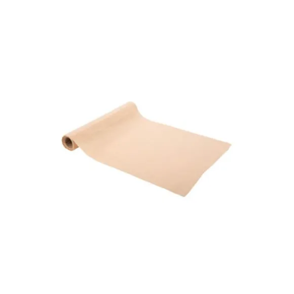 Chemin de table effiloché en mousseline de soie - Couleur au choix