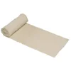 Chemin de table en coton blanc cassé - 30 cm x 3 m - Collection Voile de Douceur