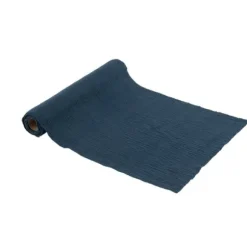 Chemin de table en gaze de coton - 30 cm x 3 m - Couleur au choix