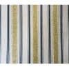 Chemin de Table en Lin - Rayures Bleu Marine et Paillettes Or