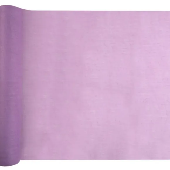 Chemin de table en mousseline - 36 cm x 5 m - Couleur au choix