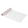 Chemin de table en organza avec perles - 28 cm x 5 m - Couleur au choix