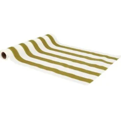 Chemin de table en tissu - 28 cm x 3 m - Collection Mix & Match - Couleur au choix