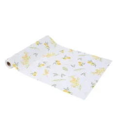 Chemin de table en tissu 28 cm x 5 M - Collection Mimosa