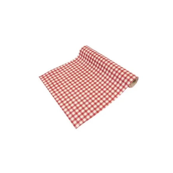 Chemin de table en toile - 28 cm x 5 m - Vichy