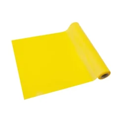 Chemin de table en toile fine - 28 cm x 4 m - Pâques - Collection Chasse aux couleurs - Couleur au choix