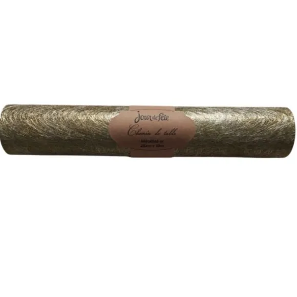 Chemin de table Floral - 28 cm x 10 m - Couleur au choix