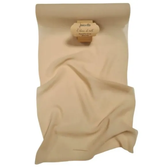 Chemin de table Fourrure - 28 cm x 3 m - Couleur Blanc