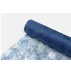 Chemin de Table Intissé 30 cm x 5 M - Bleu Foncé