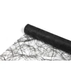 Chemin de Table Intissé 30 cm x 5 M – Noir