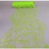 Chemin de Table Intissé 30 cm x 25 M - Vert Kiwi - Vagues