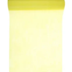 Chemin de Table Intissé Jaune - 30 cm x 10 m