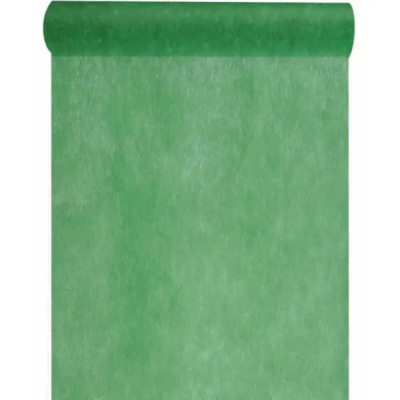 Chemin de Table Intissé Vert Sapin - 30cm x 10m