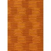Chemin de table Leony Velours Plissé - 28 cm x 3 m - Mandarine