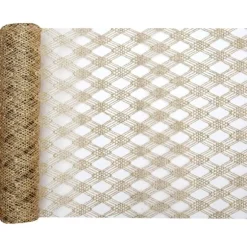 Chemin de table Lurex en polyester - 3 m - Couleur au choix
