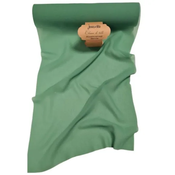 Chemin de table Mousseline - 28 cm x 5 m - Couleur au choix