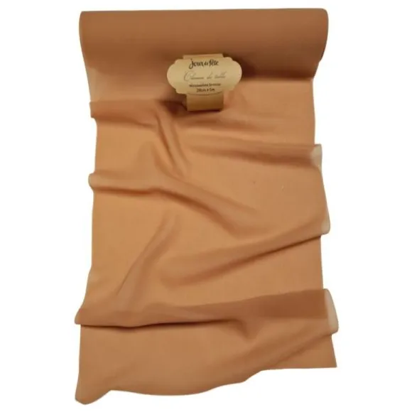 Chemin de table Mousseline - 28 cm x 5 m - Couleur au choix