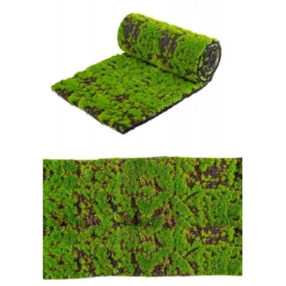 Chemin de Table - Mousse synthétique Verte - 1 m