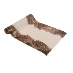 Chemin de table - Palm Leaf - Sable et Or