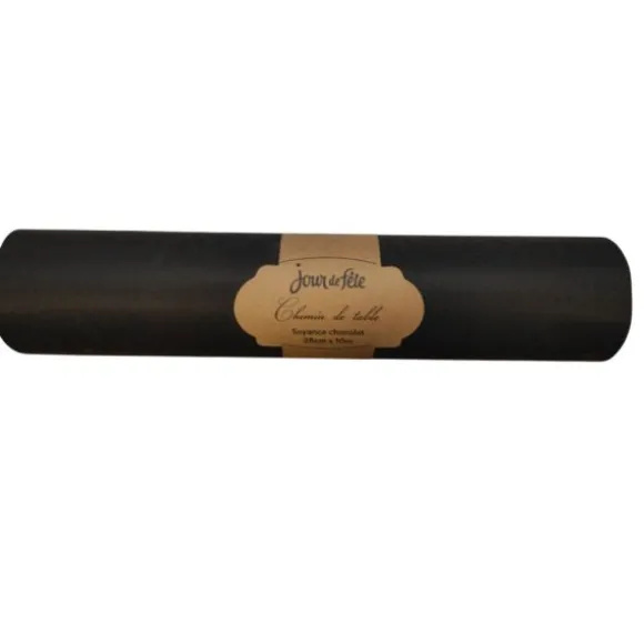 Chemin de table Soyance - 28 cm x 10 m - Couleur au choix