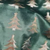 Chemin de table Velours - 28 cm x 3 m - Sapin - Noël Nature