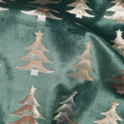 Chemin de table Velours - 28 cm x 3 m - Sapin - Noël Nature