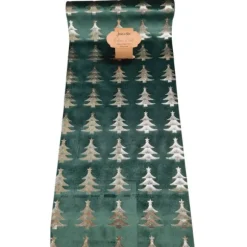 Chemin de table Velours - 28 cm x 3 m - Sapin - Noël Nature