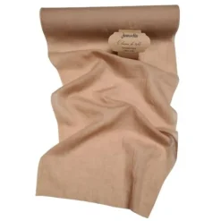 Chemin de table Velours Côtelé - 28 cm x 3 m - Couleur au choix