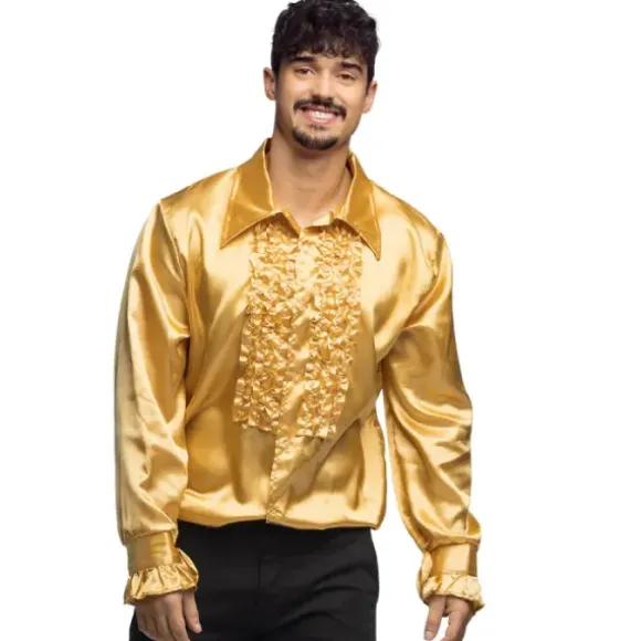 Chemise Disco Or Homme - Taille au choix
