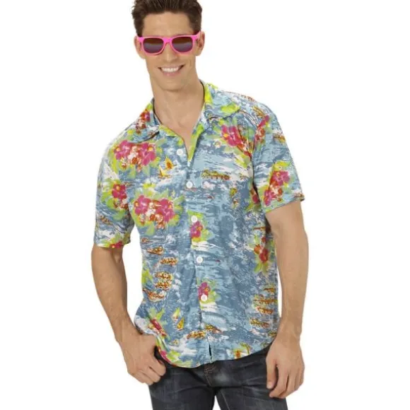 Chemise Hawaïenne Bleu - Taille au Choix