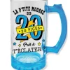 Chope à Bière " La P'tite Mousse " - Anniversaire - Age au Choix