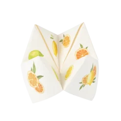 8 cocottes de 8 questions - 17 x 17 cm - Collection Fizz Agrume
