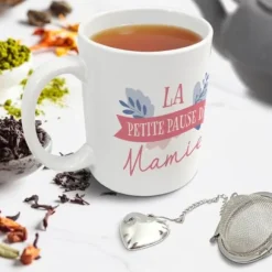Coffret Cadeau Mug et Boule à thé - La petite pause de Mamie