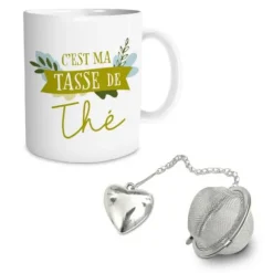Coffret Cadeau Mug et Boule à thé - C'est ma tasse de thé
