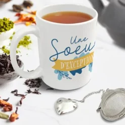 Coffret Cadeau Mug et Boule à thé - Une sœur d'exception