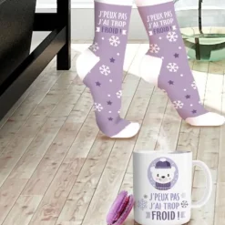 Coffret Cadeau Mug et Chaussettes - Champion des copains