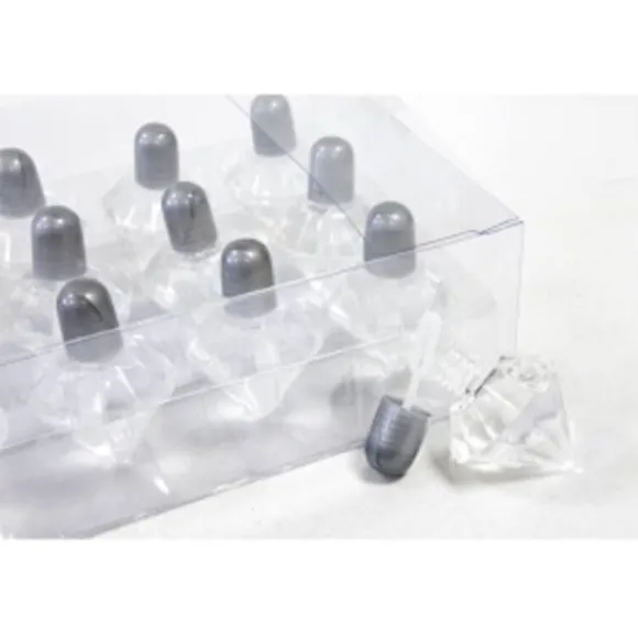 Coffret de 12 Tubes à Bulles en forme de Diamant