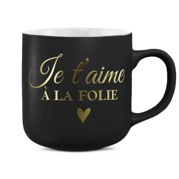 Coffret Mug à paillettes et Chaussettes à paillettes pour femme - Saint-Valentin - Collection Chéri Chérie