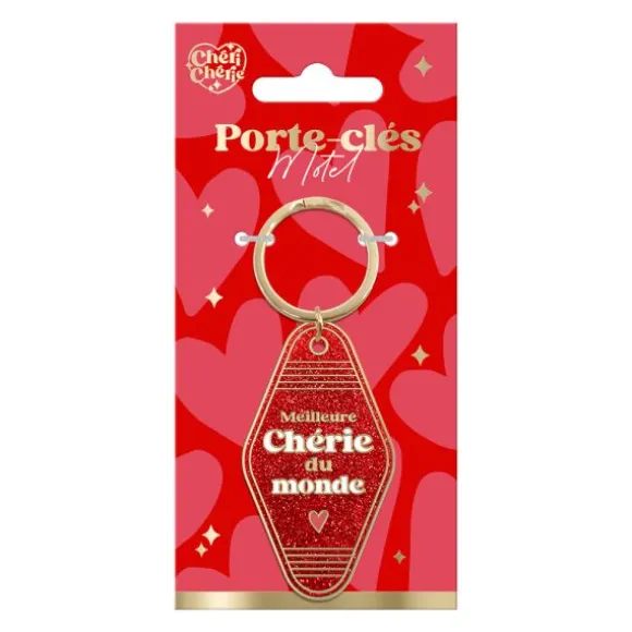Coffret Mug à paillettes et Chaussettes à paillettes pour femme - Saint-Valentin - Collection Chéri Chérie